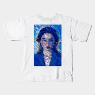 Madelyn Cline Oil Painting Kids T-Shirt